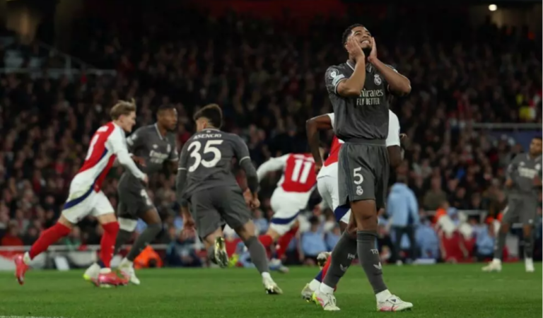Champions League: Arsenal beats Real Madrid as Rice delivers free-kick masterclass